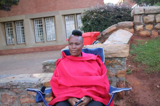 Thuli Maubana, KES supporter at the KES Easter Festival. Photo: Naziya Davids-Easthorpe