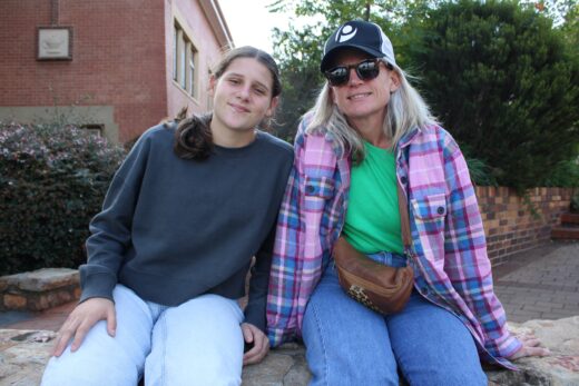 Abby and Charly- Rose Boyall at the KES Easter Festival. Photo: Naziya Davids-Easthorpe