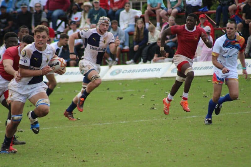 The KES Easter Festival final, marked by fierce schoolboy rivalry, was halted by a lightning storm with Northwood leading KES 12–7, forcing both teams and their supporters to retreat as hopes for a dramatic finish were dashed.