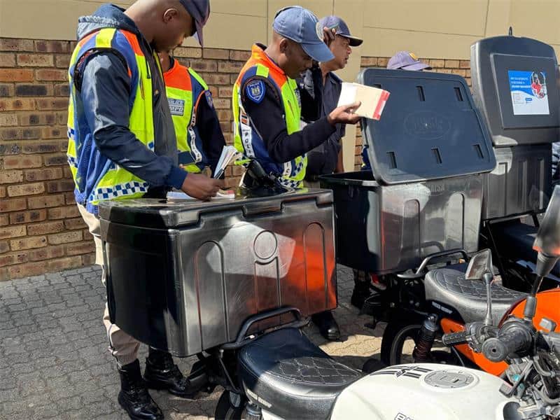 JMPD's operations are part of a broader citywide initiative to ensure compliance with municipal bylaws.
