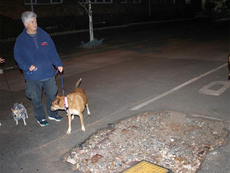 Frustrated by failing infrastructure and a lack of accountability, Killarney and Riviera residents took to the streets, along with their ward councillor Eleanor Huggett, to demand answers – and action.