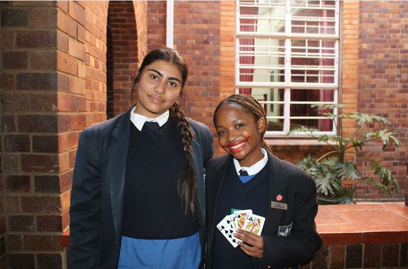 In a fundraising effort, Parktown High School for Girls recently held their bling day, making characters out of collected coins and then donating them to a worth cause.
