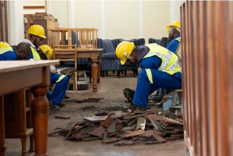 Phase 2 of the restoration of the Johannesburg City Library is ongoing, with the reopening expected to be on August 30.