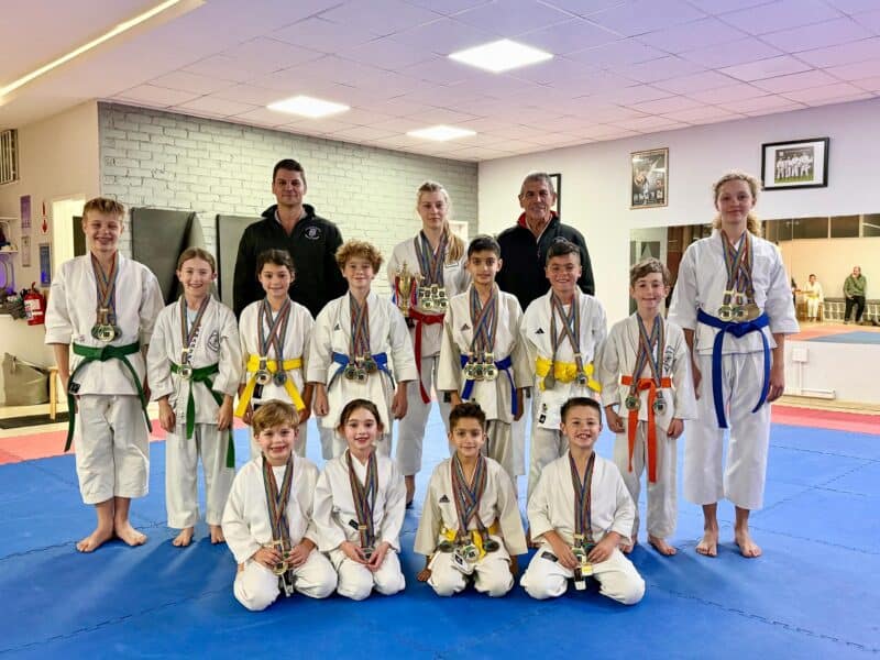 Dorfman Karate celebrated a wave of victories at the KWF SA Junior Championships, with top honours going to two standout athletes from the club.