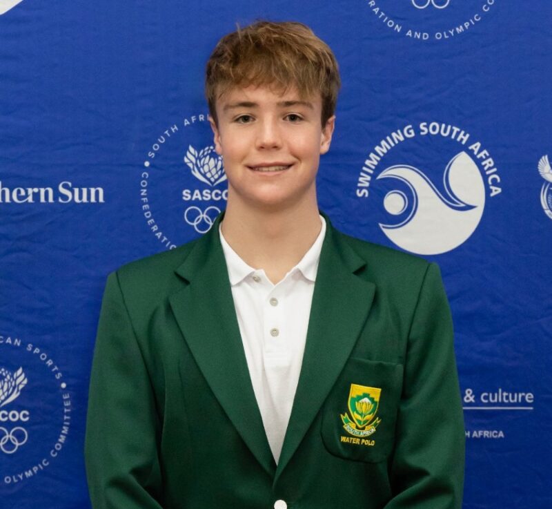 St John’s College water polo star shared the Croatian pool with Old Johannians.