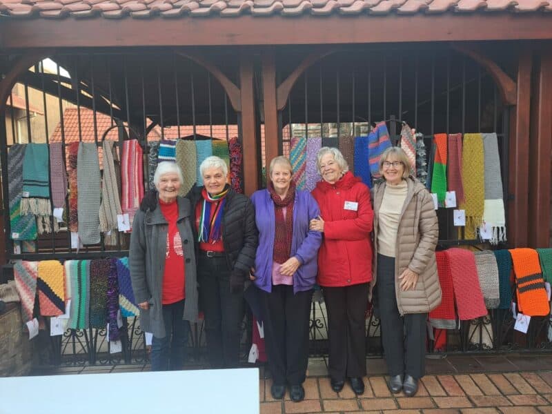 A morning of compassion at St Columba’s saw the Parkview community serve 127 people with food, love and hand-knitted scarves in honour of Mandela Day.