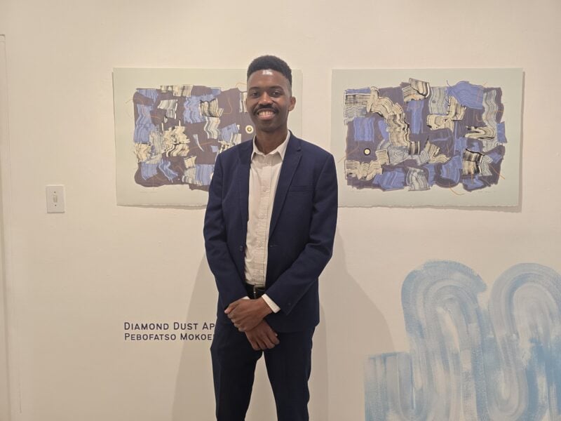 Pebofatso Mokoena brings colour, memory and meaning to life through printmaking at David Krut Projects' Blue House.