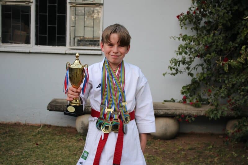 With medals fresh from the Junior Championships and dreams set on Japan, Parktown North’s rising karate star Nathan Gavin is on a mission for gold.