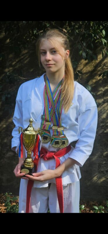 Safiya Barklem, a rising star from Dorfman Karate, has been named Top Female Karateka at the KWF SA Junior Championships, a proud moment in her growing martial arts journey.