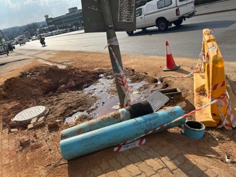 Johannesburg Water will investigate where water from the Jan Smuts excavation comes from