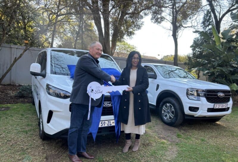 Ford Motor Company handed over 19 cars to the Nelson Mandela Children’s Fund