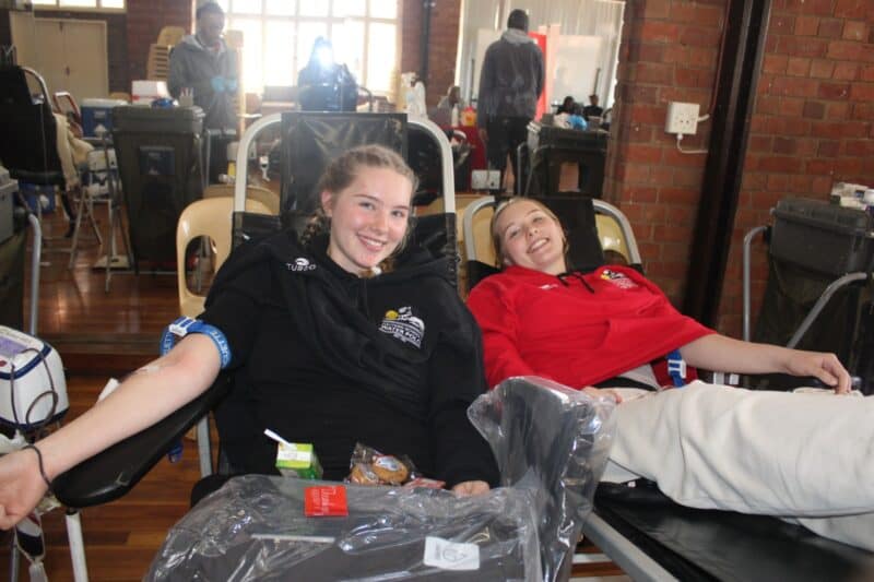 49 units of blood were donated to the South African National Blood Service by the girls from Parktown High School for Girls.