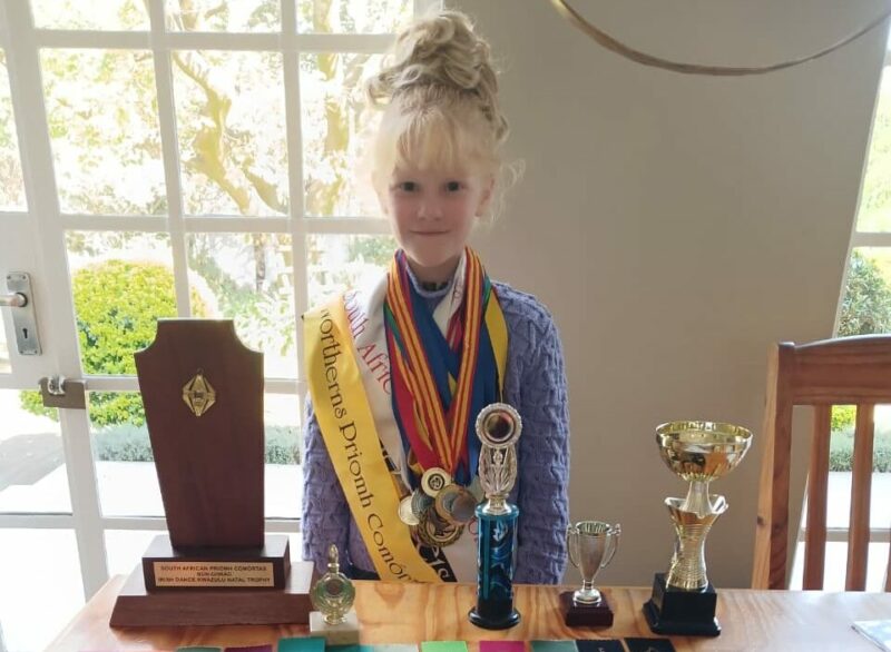 Grade 4 pupil Hannah Skeen’s passion for Irish dancing is taking her all the way to the South African Irish Dance Championships.