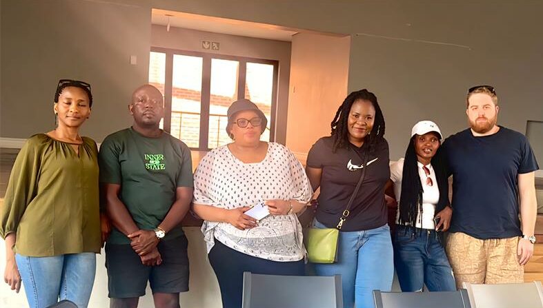 Orange Grove Ratepayers Association executive committee: Motlatsi Dwanya, treasurer, Patrick Mpofu, public relations officer, Tana Radebe, depu