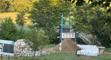 The Blue Bridge in Craighall Park is officially being repaired, photo taken on October 25, 2025. Photo: Supplied