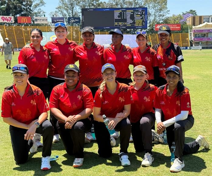 Wanderers Chariots women’s A team at DP Wanderers Stadium on October 25, 2025. Photo: Naziya Davids-Easthorpe