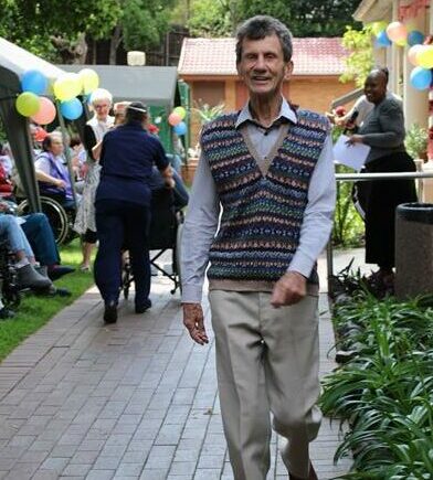 James Peter models at the Park Care fashion show in Parktown on October 11, 2025. Photo: Naziya Davids-Easthorpe