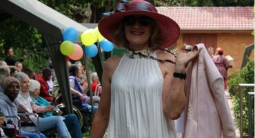 Gillian Denempont won first place in the women's residents category of the fashion show at Park Care on October 11, 2025. Photo: Naziya Davids-Easthorpe