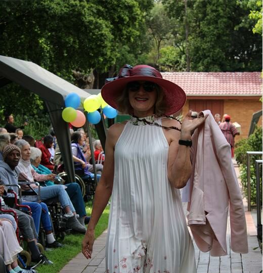 Gillian Denempont won first place in the women's residents category of the fashion show at Park Care on October 11, 2025. Photo: Naziya Davids-Easthorpe