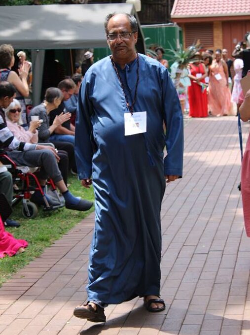 Hassiem Bhamyee models down the runway on October 11, 2025. Photo: Naziya Davids-Easthorpe