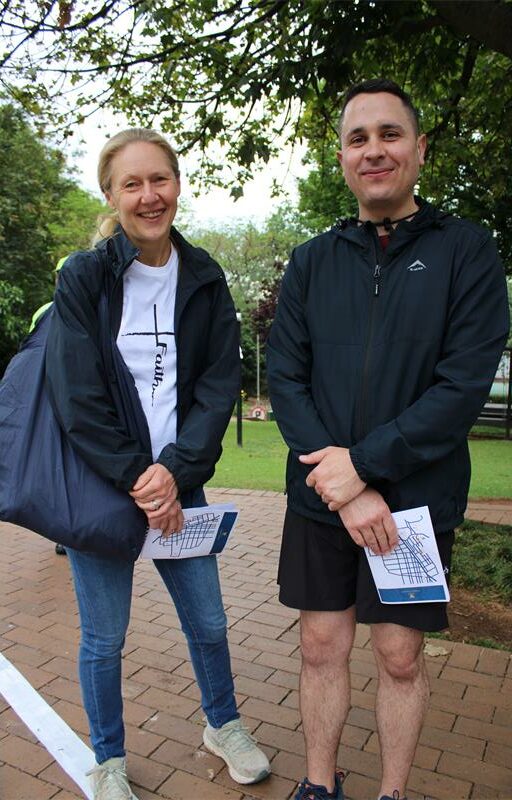 Attendees Alexandre Papperitz and Matthew Wright at the annual Memorial Walk on October 12, 2025. Photo: Naziya Davids-Easthorpe