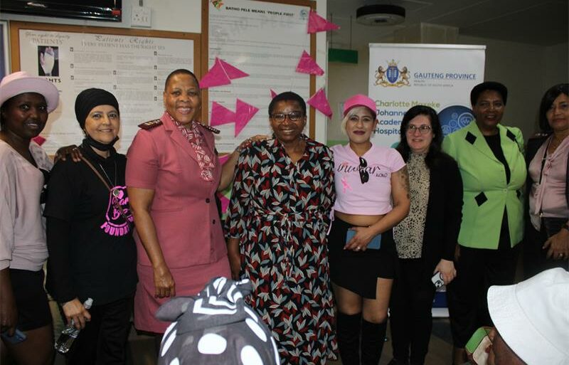 People at the Pink October event.