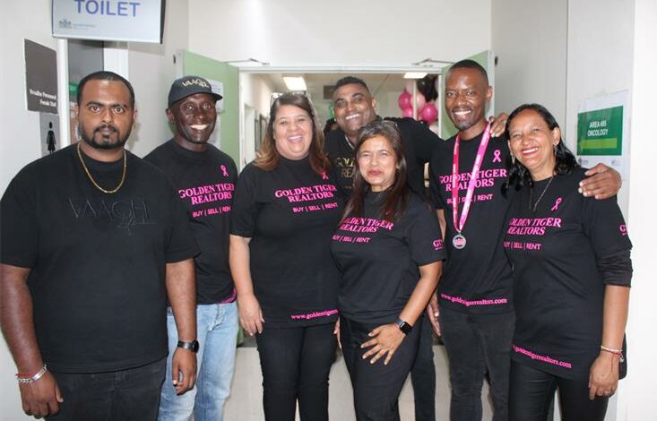 Golden Tiger Realtors team at Charlotte Maxeke for the Pink October event on October 28, 2025. Photo: Naziya Davids-Easthorpe
