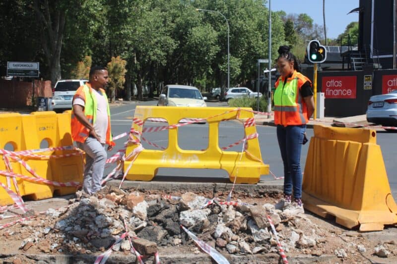 JRA’s dug-up stormwater channel could see completion soon at Liquid Telecomms removes their cable so JRA can complete repairs.