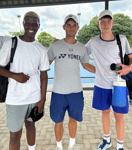 Moses Nkabinde, Vaughn Hunter, and Christopher Felet.