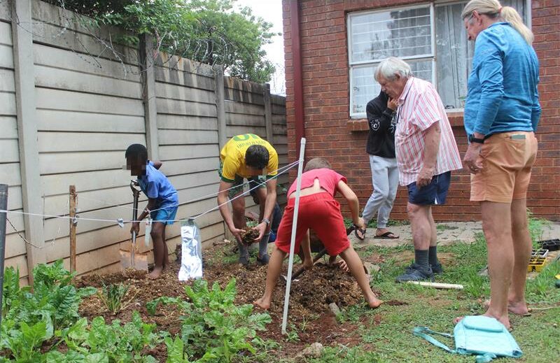 The young residents of Maria Kloppers Children’s Home are finding healing and happiness through a project that grows far more than vegetables.