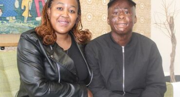 Tebogo Motukisi and Molemo Tsotetsi on November 14, 2025. Photo: Asanda Matlhare