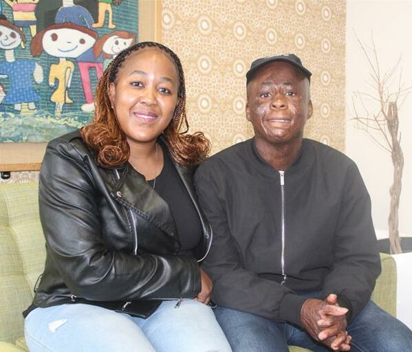 Tebogo Motukisi and Molemo Tsotetsi on November 14, 2025. Photo: Asanda Matlhare