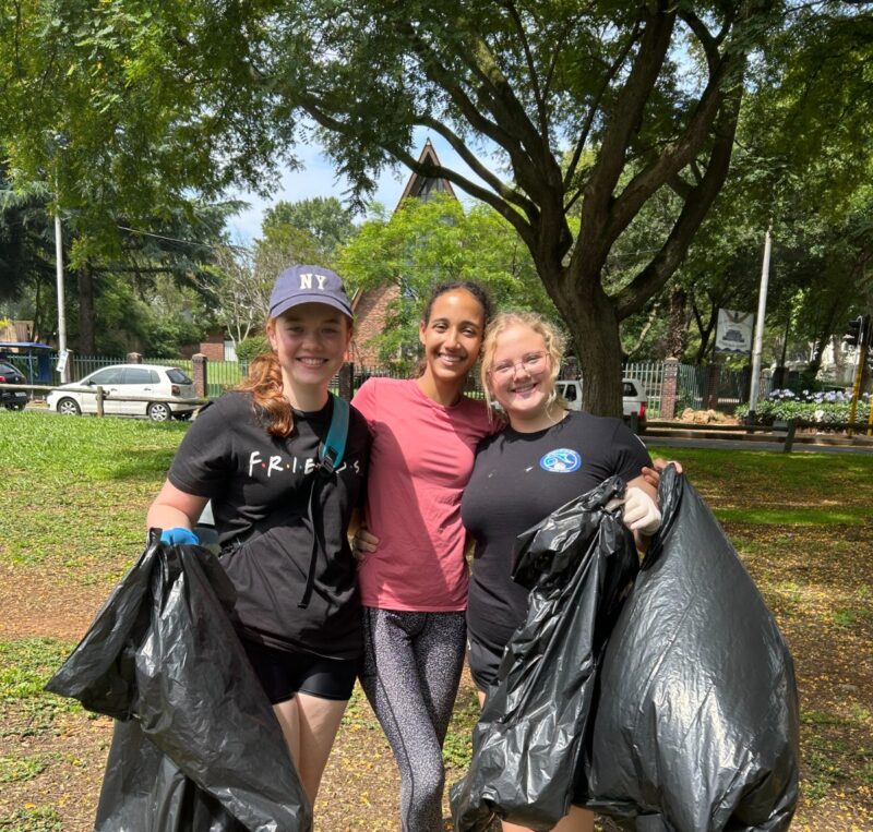 14 trees were planted during Zoo Lake’s last 2025 clean-up.