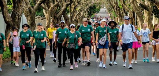 Kingsmead parents and teachers walk in May 2025. Photo: Supplied