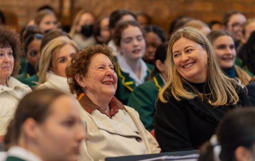 Gillian Wilkinson and Lisa Palmer at Kingsmead College, May 20, 2025. Photo: Supplied