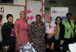 Members from Warriors With A Purpose and other sponsors, as well as Charlotte Maxeke Academic Hospital CEO Gladys BogoshI at Charolotte Maxeke Academic Hospital on October 1, 2025. Photo: Naziya Davids-Easthorpe