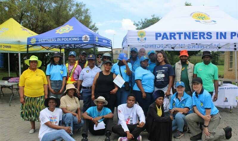 Sandringham SAPS, Sandringham CPF, and Sanca took a stand against GBV for 16 days of activism, going to the communities of Bramley, Organic Market, Grenvile, and River Park Library.