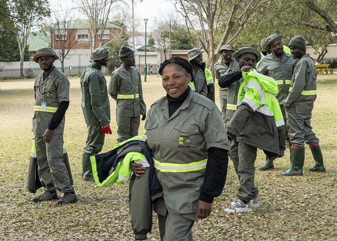 The PRA team in their new uniforms, sponsored by J. Bredenkamp Inc. Executor Law and Kelly and Sean Robinson in June 2025. Photo: Supplied