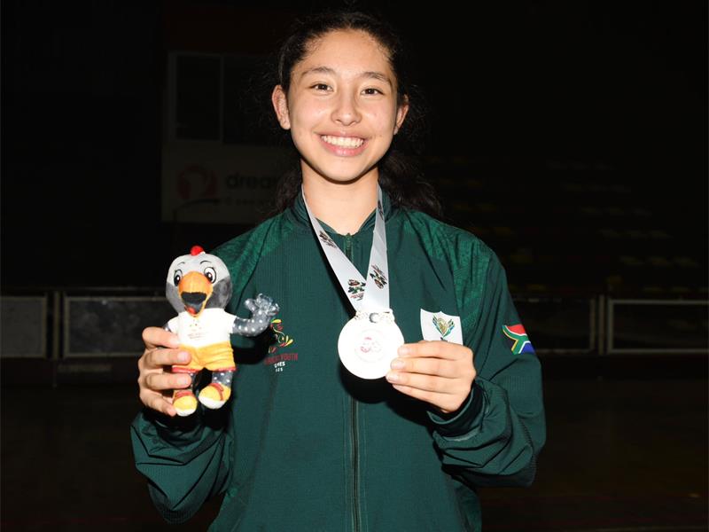 Wanderers Club badminton star shines at 2025 African Youth Games