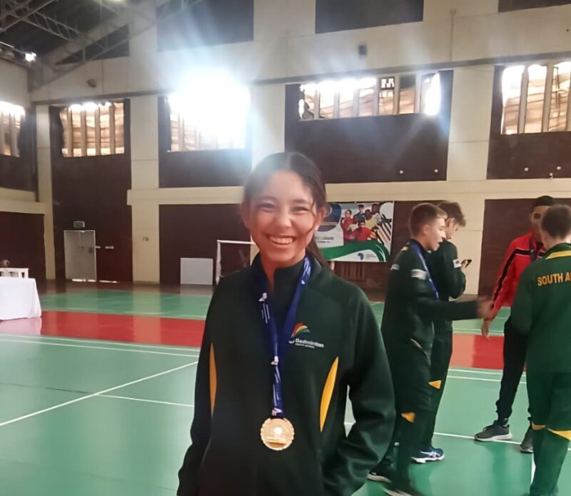 Layla Niayesh brought home silver medals for South Africa in badminton doubles, proving that talent, dedication, and family support can take a young athlete to the top.