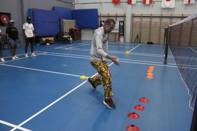 Braamfischerville Badminton Club members will train at the Wanderers Club until next month.