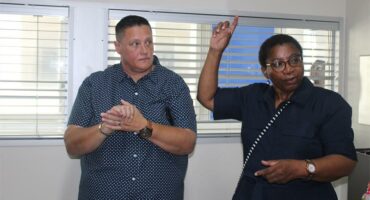Charlotte Maxeke Johannesburg Academic Hospital renal manager, Anja Meyer and CEO, Gladys Bogoshi, on February 19, 2026. Photo: Asanda Matlhare