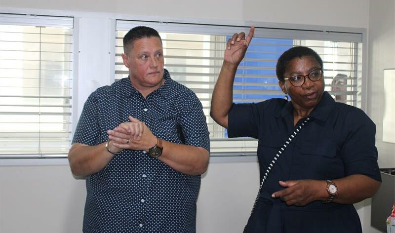 Charlotte Maxeke Johannesburg Academic Hospital renal manager, Anja Meyer and CEO, Gladys Bogoshi, on February 19, 2026. Photo: Asanda Matlhare