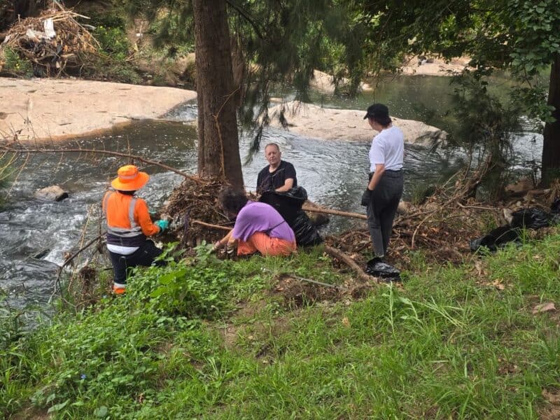 Residents and business owners joined forces on a cloudy morning to clean up 5th Avenue Park and the Braamfontein Spruit, marking the start of an ongoing community initiative.
