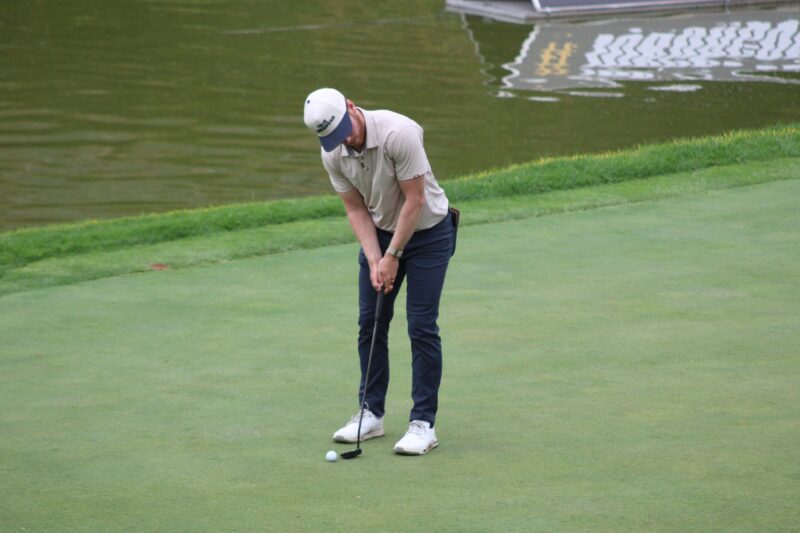 South Africa’s Jayden Schaper didn’t drop a single shot in heavy rain.