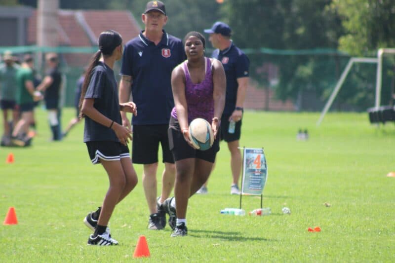 Pirates Sport Club’s rugby open day saw girls participate for the first time