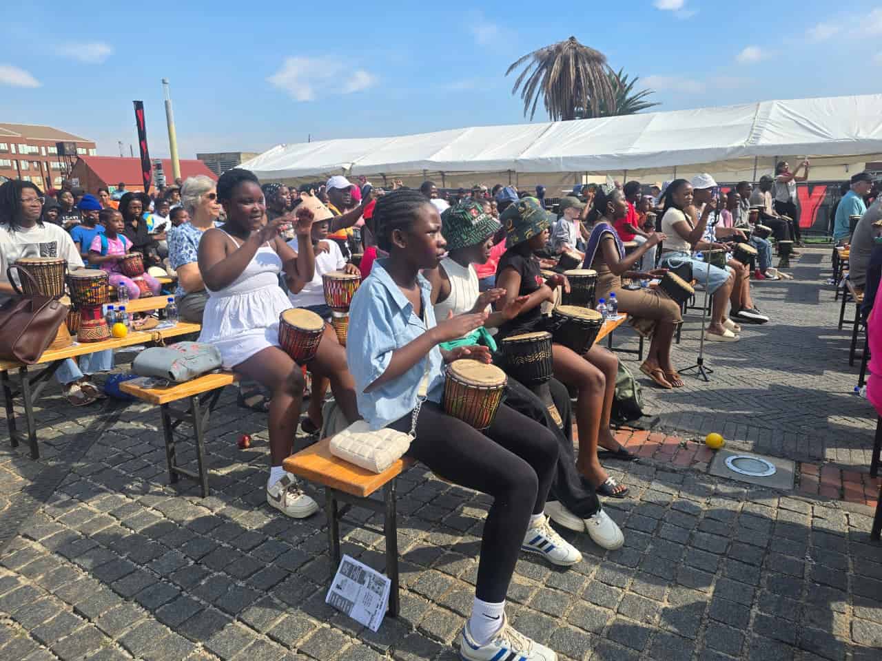 Drums of unity echo through Constitution Hill