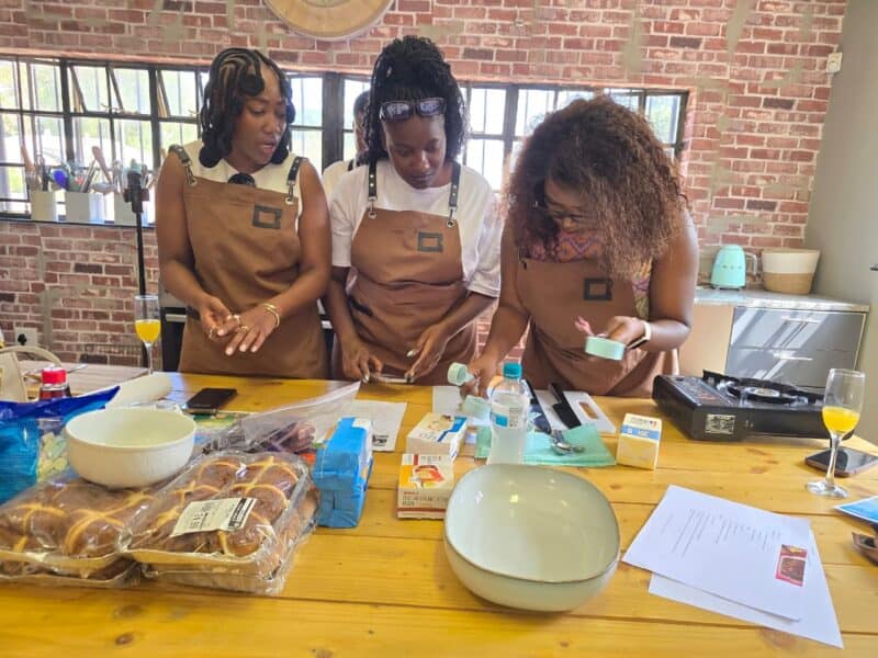 Guests roll up their sleeves for a joyful day of cooking, connection, and seasonal celebration