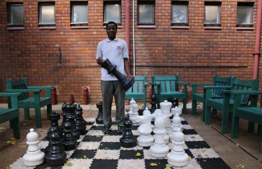 Greenside High School chess player, Liberty Sibanyoni, on March 16, 2026. Photo: Naziya Davids-Easthorpe