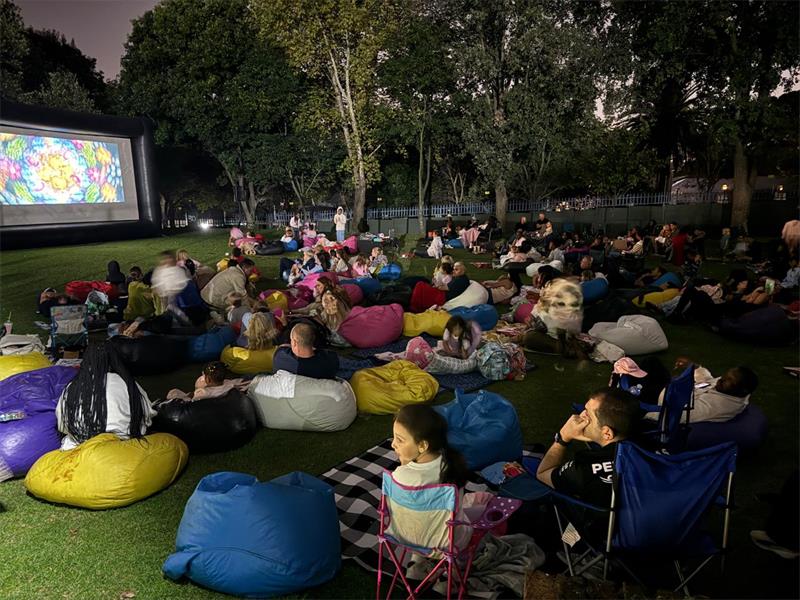 A movie night under the stars united families, staff and friends at the Junior Primary campus in Craighall Park.